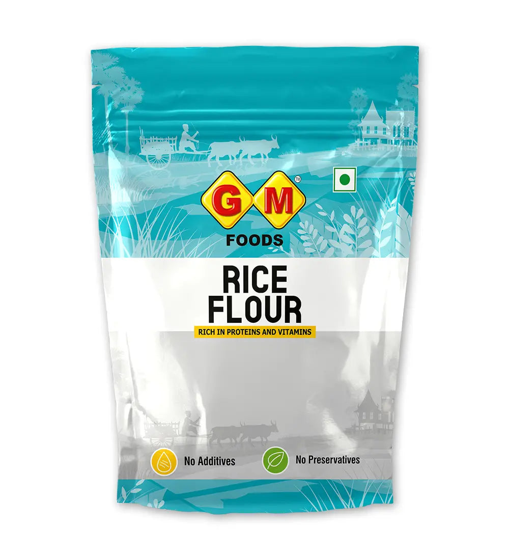 GM Foods Rice Flour Atta 500 Gram (Pack Of 3)